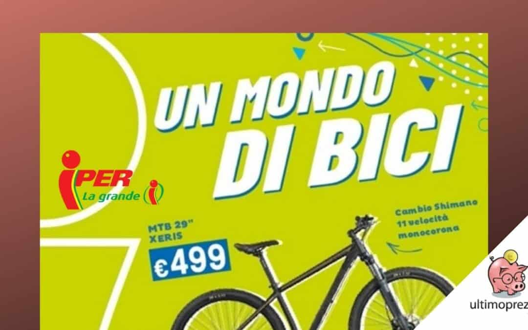 Offerte biciclette Iper, ecco il volantino primaveraestate 2022