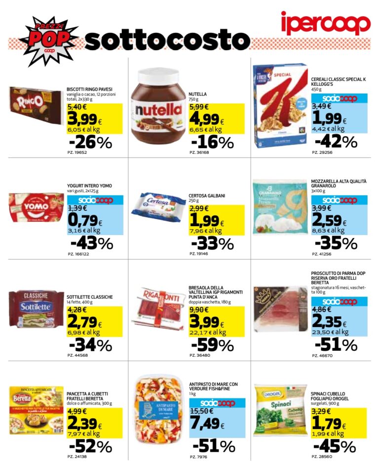 Volantino Coop Sottocosto Ipercoop 2-10 Maggio 2023, Ecco Le Offerte Di ...