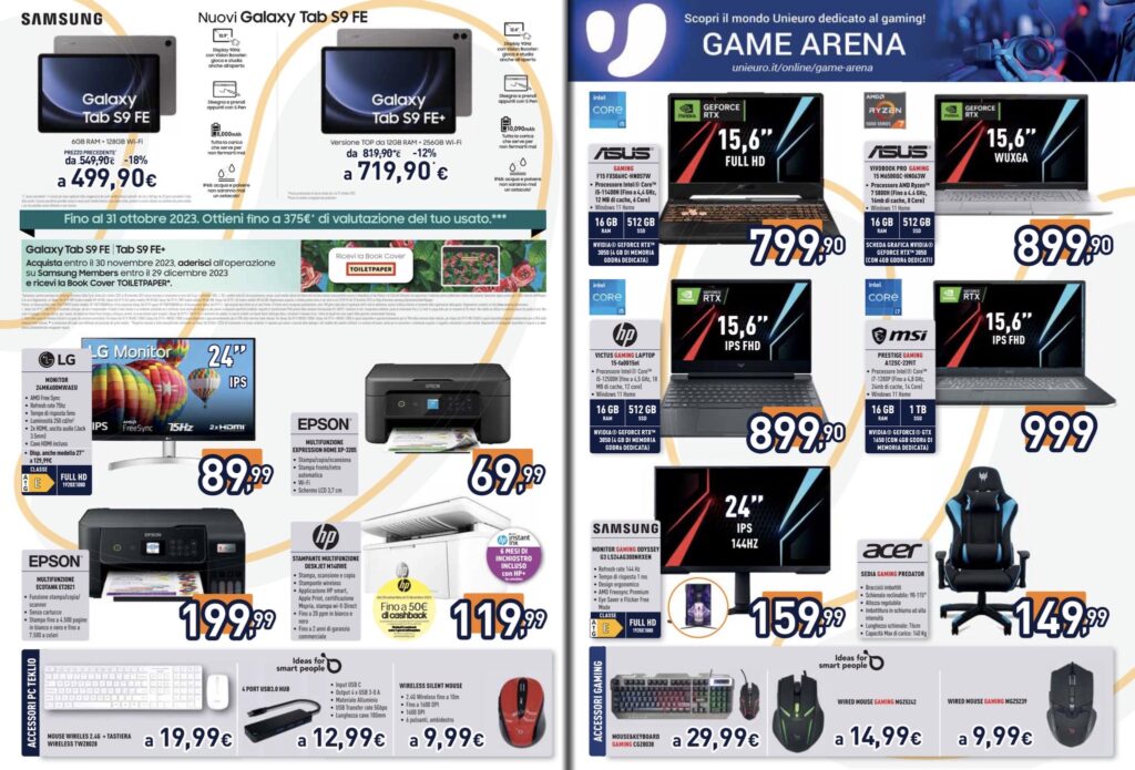 Rottamazione Tv Unieuro Nel Volantino Dal 16 Ottobre 2023 Rimborsi Fino A 300 Euro Per Lusato 8632